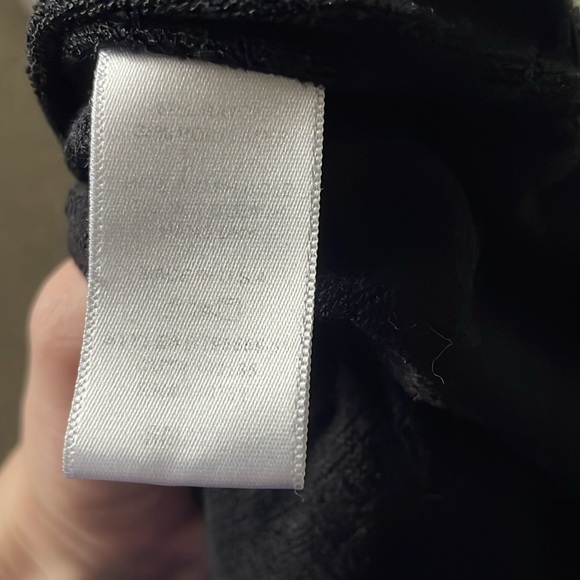 Blue Blush Women’s Black Draped Front Cropped Long Sleeve Blouse - Size Small - Picture 5 of 5